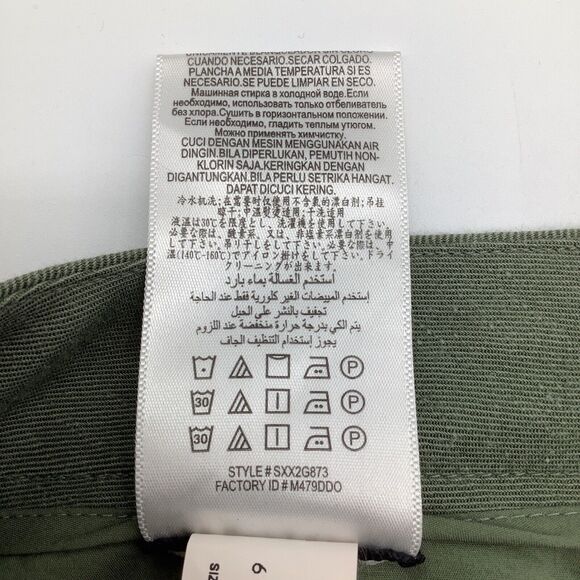 BCBG MAXAZRIA Womens Linen Blend Pants Green Size XXS - Picture 9 of 10